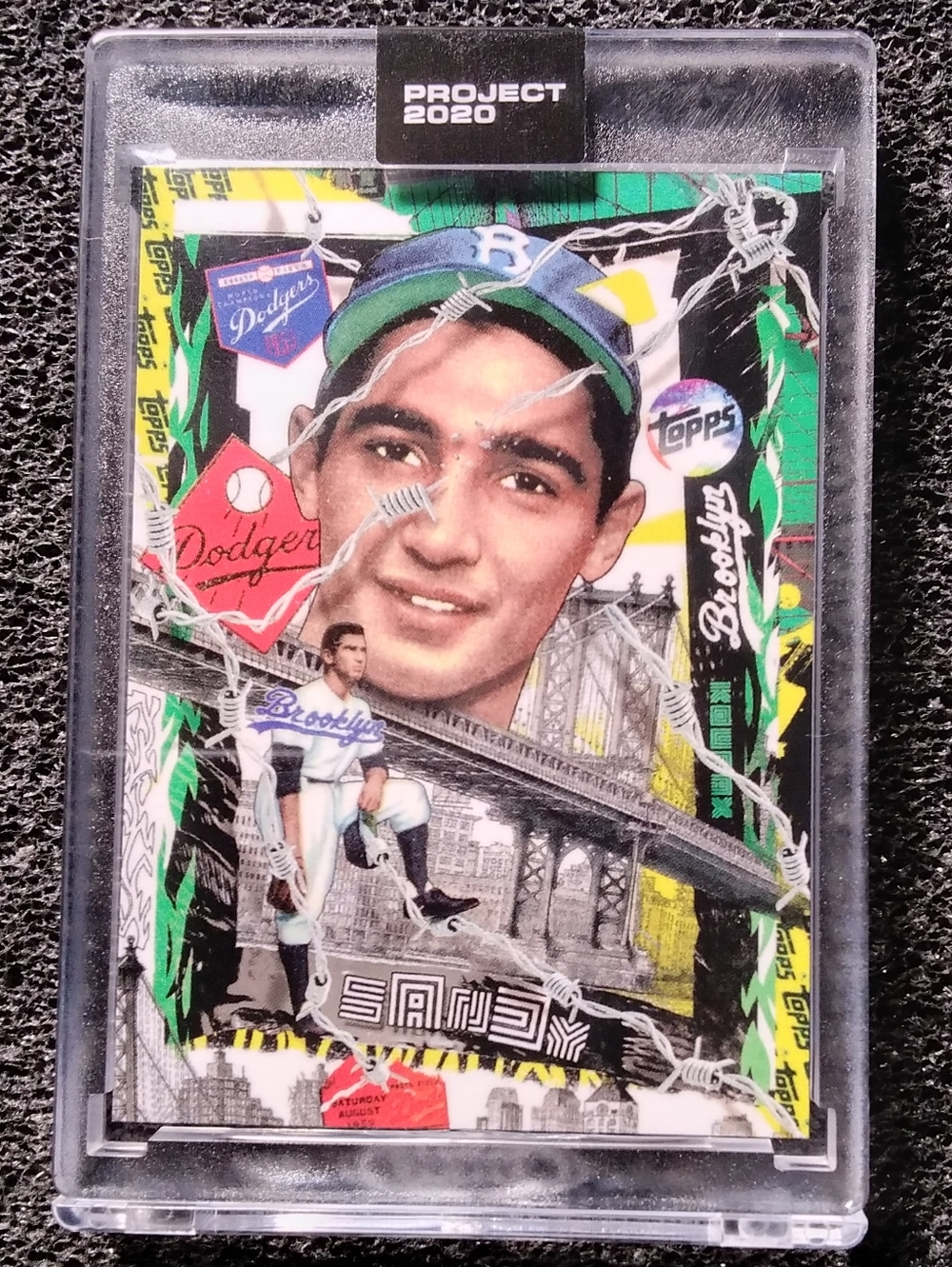 Sandy Koufax Brooklyn Dodgers Topps Project 2020 Baseball Card